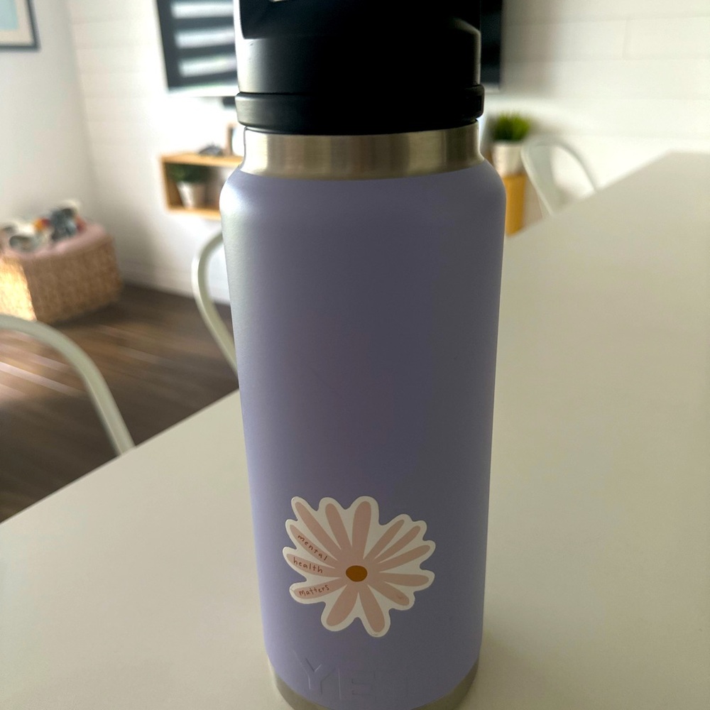 Purple  yeti rambler 36 oz